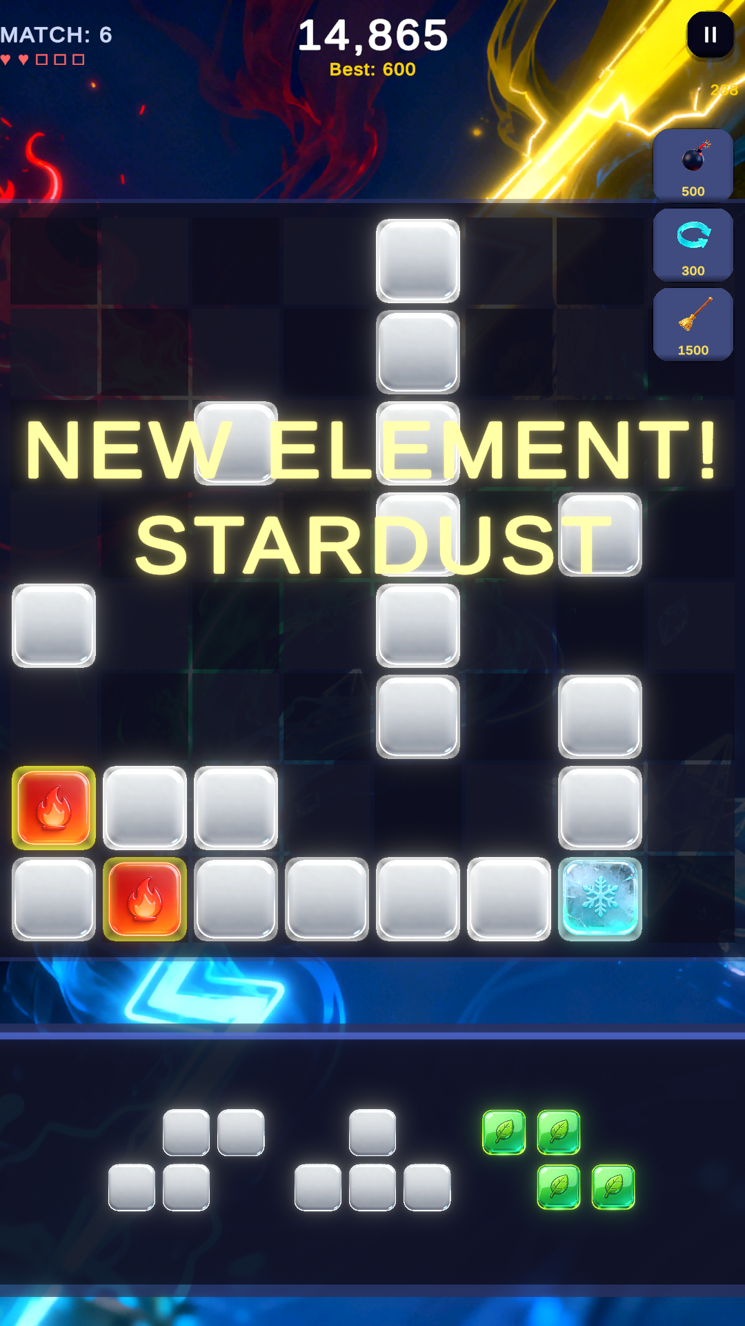 Nuevo elemento Stardust